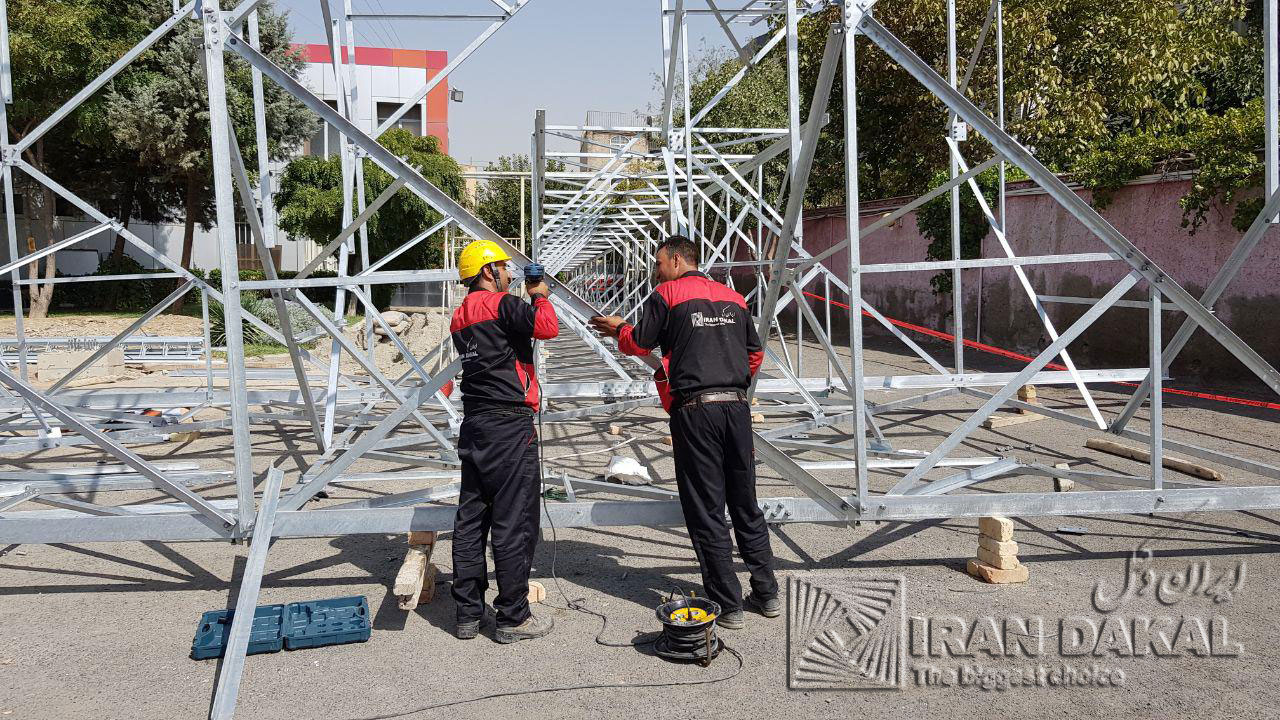 نصب و اجرای دکل خودایستا